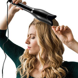 LCD Ceramic Rotating Hair Waver Curling Iron