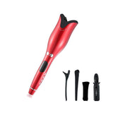 LCD Ceramic Rotating Hair Waver Curling Iron